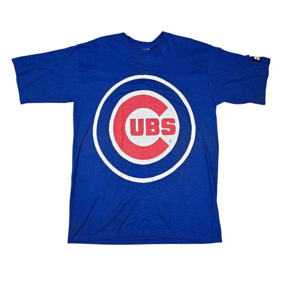 Chicago Cubs Vintage Tee Large Blue Starter